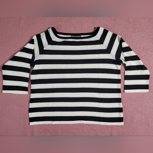 Nina Leonard Pullover Sweater Made in Romania Women's X-Large - Picture 1 of 8